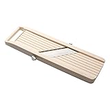 Benriner BN-1 Gemüsehobel, Kunststoff, Weiß/Eierschalenfarben, 31.1 x 8.9...