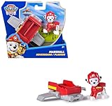 PAW PATROL, Marshall Action Pup, Spielfigur mit Mini-Rettungsflugzeug mit...