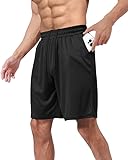 BOOJO Sporthose Herren Kurz Hosen mit Taschen Sport Shorts Schnell...