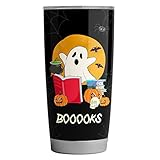 Personalisierte Buchtasse, Halloween-Kaffeetasse, Herbst-Tasse,...