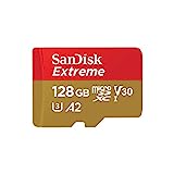 SanDisk Extreme microSDXC UHS-I Speicherkarte 128 GB + Adapter (Für...