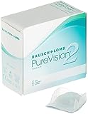 Bausch + Lomb PureVision 2 Monatslinsen, sehr dünne sphärische...