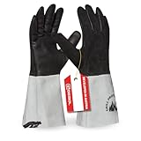Gebol Grill Professional | Grillhandschuhe aus Leder | Sicherer Hitzeschutz...