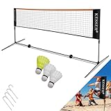 KESSER® Badmintonnetz Tennisnetz | 300cm | Federballnetz...