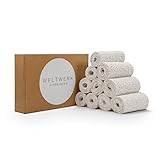 WELTWERK® Gipsbinden für Gipsabdruck Babybauch (10er-Set Weiß) Gips...
