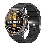 findtime Smartwatch Herren LED Taschenlampe IP68 Wasserdicht Militär Uhr...