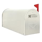 Rottner Briefkasten Mailbox-Alu-inkl. Montagematerial-mit mechanischem...