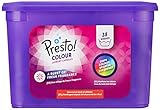 Amazon-Marke: Presto! Color-Waschmittel kapsel, frisch Duft, 38 stück (1er...