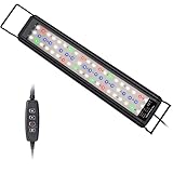 Aquarium LED Beleuchtung, Vollspektrum Aufsatzleuchte Aquarium Lampe mit...