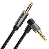 deleyCON 1,5m Aux Kabel 3,5mm Audio Klinkenkabel Stereo Kabel Baumwollkabel...