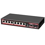 ienRon 8 Ports 2,5G Ethernet Switch mit 10G SFP Slot, unterstützt Desktop...