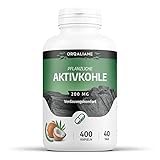 Aktive Kohle - Verdauungskomfort - Activated Carbon - 2000 MG/Tag - 400...