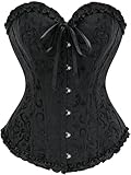 Vrapo Korsett Damen - Bustier Corset Top für Frauen - Vollbrust Corsage...