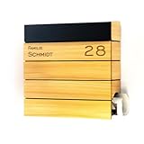 Briefkasten Holz aus Lärche – Moderner Holzbriefkasten,...