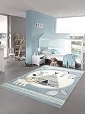 Teppich-Traum Kinderzimmer Teppich Spielteppich Indianer Zelt Löwe Zebra...