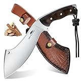 SMITH CHU Outdoor Messer Feststehende Klinge mit Scheide, Full Tang...