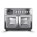 TurboTronic Mini Backofen - 4in1 Heißluftofen und Heißluftfritteuse XXL...