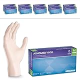 ARNOMED Einweghandschuhe M, Vinyl Handschuhe 1000 Stk (10x100 Stk),...