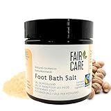 FAIR CARE Fußbad 80 mg Fairtrade Badesalz - Natürliche und vegane...