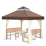 Ersatz-Pavillon-Oberseite – Ersatz-Pavillon-Überdachung, doppellagig,...