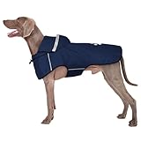 BiPawTi Regenjacke Hund Wasserdicht für Große Hunde, Hund Regenmantel mit...