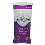 Fleur de Sel de Guérande – 1000g weißes grobes Meersalz -...