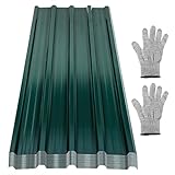 Sonnewelt 12x Trapezblech Dachplatten 129 * 46cm/7m² Verzinkt Profilblech...