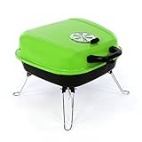 Nexos Mini Koffer-Grill Holzkohlegrill für Garten Terrasse Camping...