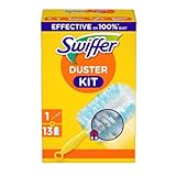 Swiffer Staubmagnet Starter-Set (1 Griff + 13 Nachfülltücher) Fängt Und...