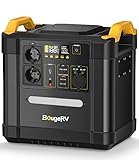 BougeRV Fort1500 1456Wh Tragbare Powerstation mit 2200W Ausgang, LiFePO4...