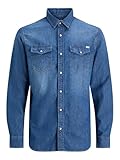 JACK & JONES Male Jeanshemd Comfort Fit Jeanshemd