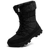 Topwolve Schneestiefel Herren Warm Gefütterte Winterstiefel Wasserdicht...