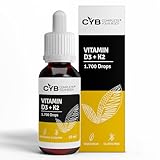 CYB - Complete Your Body | Vitamin D3 K2 Hochdosiert (50 ml, Vitamin D3 +...