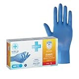 Bericah Dr. Protec, Protix, Nitrilhandschuhe, puderfrei, Größe S, 100...