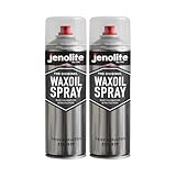 JENOLITE Wachsöl | Unterbodenschutz Spray | KLAR | 2x500ml | Rostschutz...