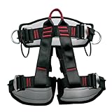 Klettergurt – professioneller Sicherheitsgurt, verstellbarer Rückholgurt...
