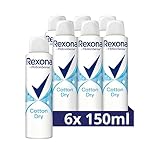 Rexona Women Anti Transpirant Spray Cotton Dry Deospray mit 48 Stunden...