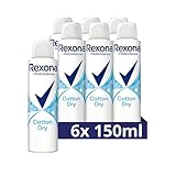 Rexona MotionSense Deo Spray Cotton Dry Anti Transpirant mit 48 Stunden...