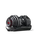 Bowflex Unisex Adult Selecttech 1090i Hantel, Schwarz/Rot, Einheitsgröße...