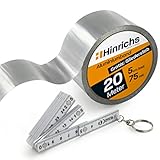 Hinrichs Aluminium Klebeband 20m x 50mm - hitzebeständiges...
