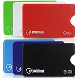 WallTrust RFID NFC Blocker Hartplastik Schutzhülle - 7 Stück -...