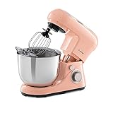 Klarstein Knetmaschine Küchenmaschine zum Backen, 1300W Teigmaschine...