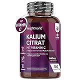 Kalium Tabletten - 1380mg Kaliumcitrat - Nervensystem & Blutdruck (EFSA) -...