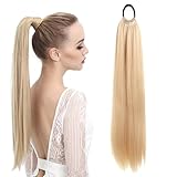1 Stück Zopf Extensions Ponytail Extensions Zopf 60 Cm Lang, Glatter...