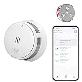 SAVS S10-W Intelligenter Rauchmelder mit WiFi - mit Magnetbefestigung -...