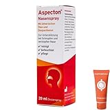 Aspecton Nasenspray 1x 20 ml I mit 1,5% Kochsalz-Lösung I bei Schnupfen...