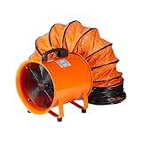 VEVOR Bauventilator 367-W-AC-Motor Baugebläse 2800 U/min Baulüfter...