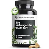 Bio-Ashwagandha - KSM-66® Premiumrohstoff (180 Kapseln mit...