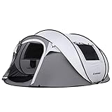 EchoSmile Pop up Zelt 4-6 Personen, Wurfzelt Wasserdicht mit 2...