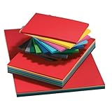 Tonpapier Sparpack, 130g/qm, sortierte Farben (50 Bogen, 50x70 cm)